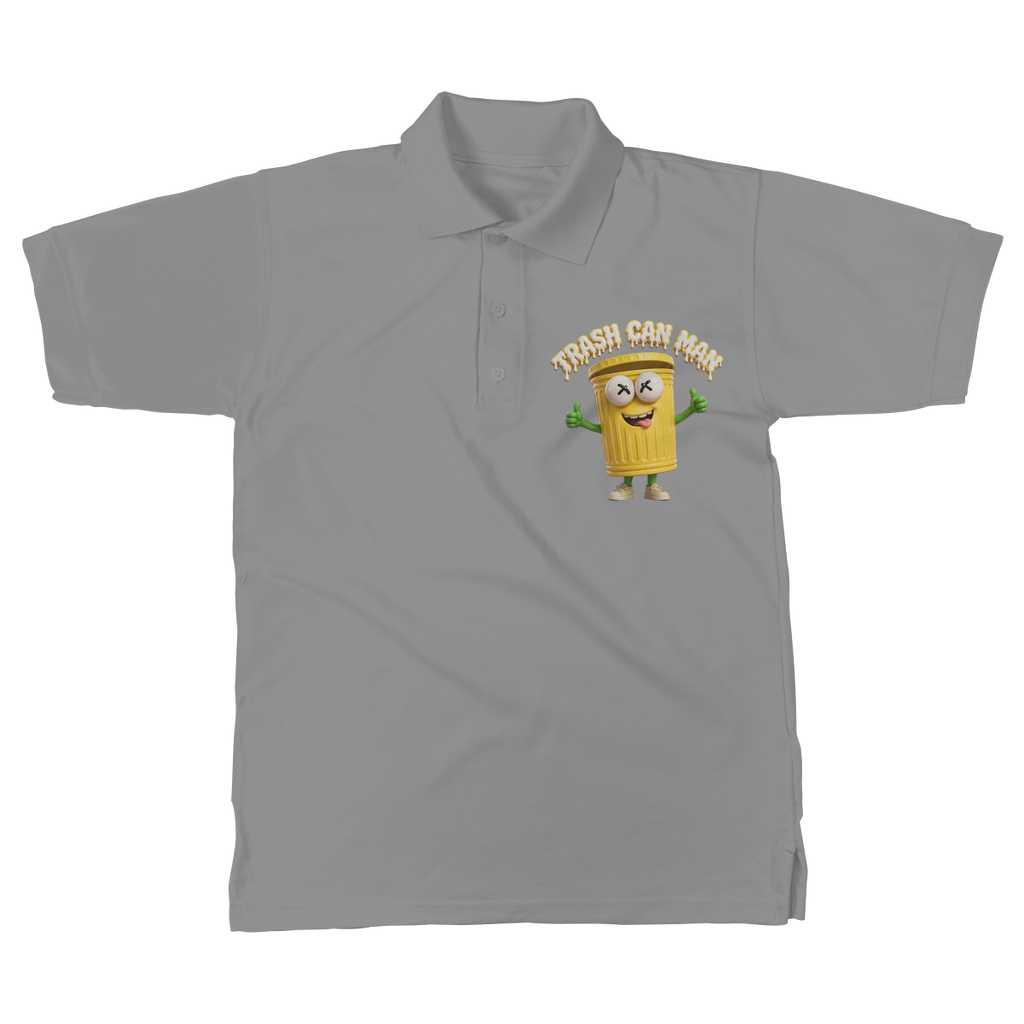 TRASH CAN MAN Classic Adult Polo Shirt