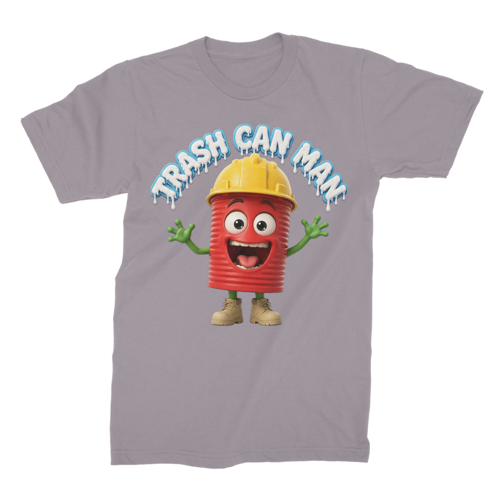TRASH CAN MAN Premium Jersey Adult T-Shirt