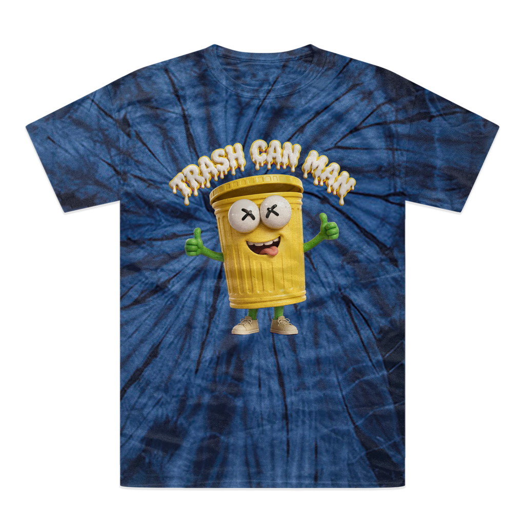 TRASH CAN MAN Tonal Spider Tie-Dye T-Shirt