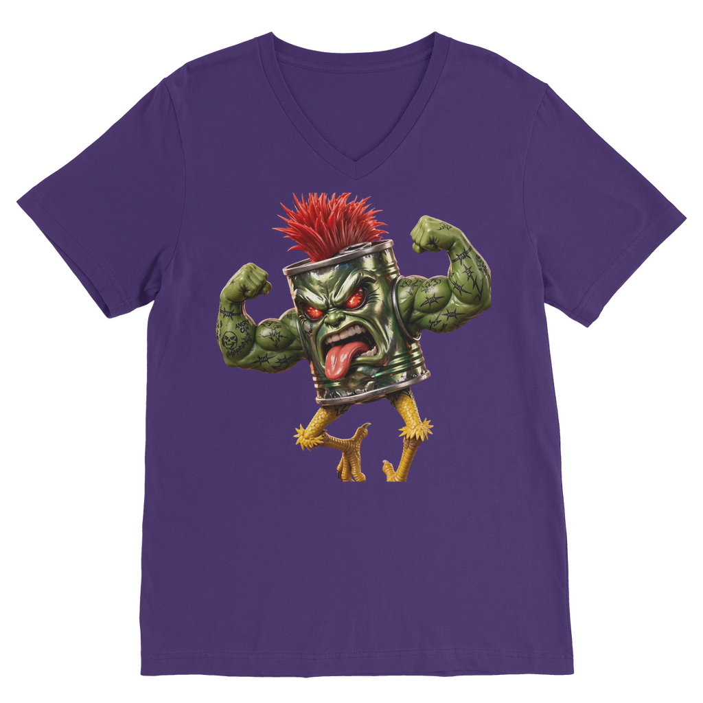 ANGRY CAN MAN 2.0 Classic V-Neck T-Shirt