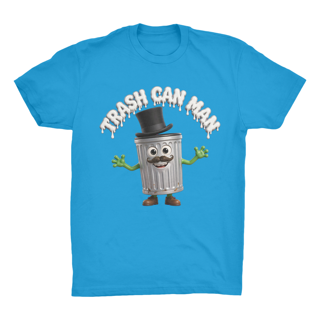 TRASH CAN MAN Organic Adult T-Shirt