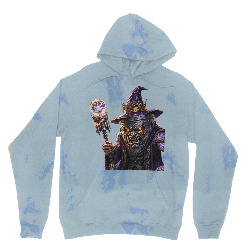 angry can man Tie Dye Hoodie