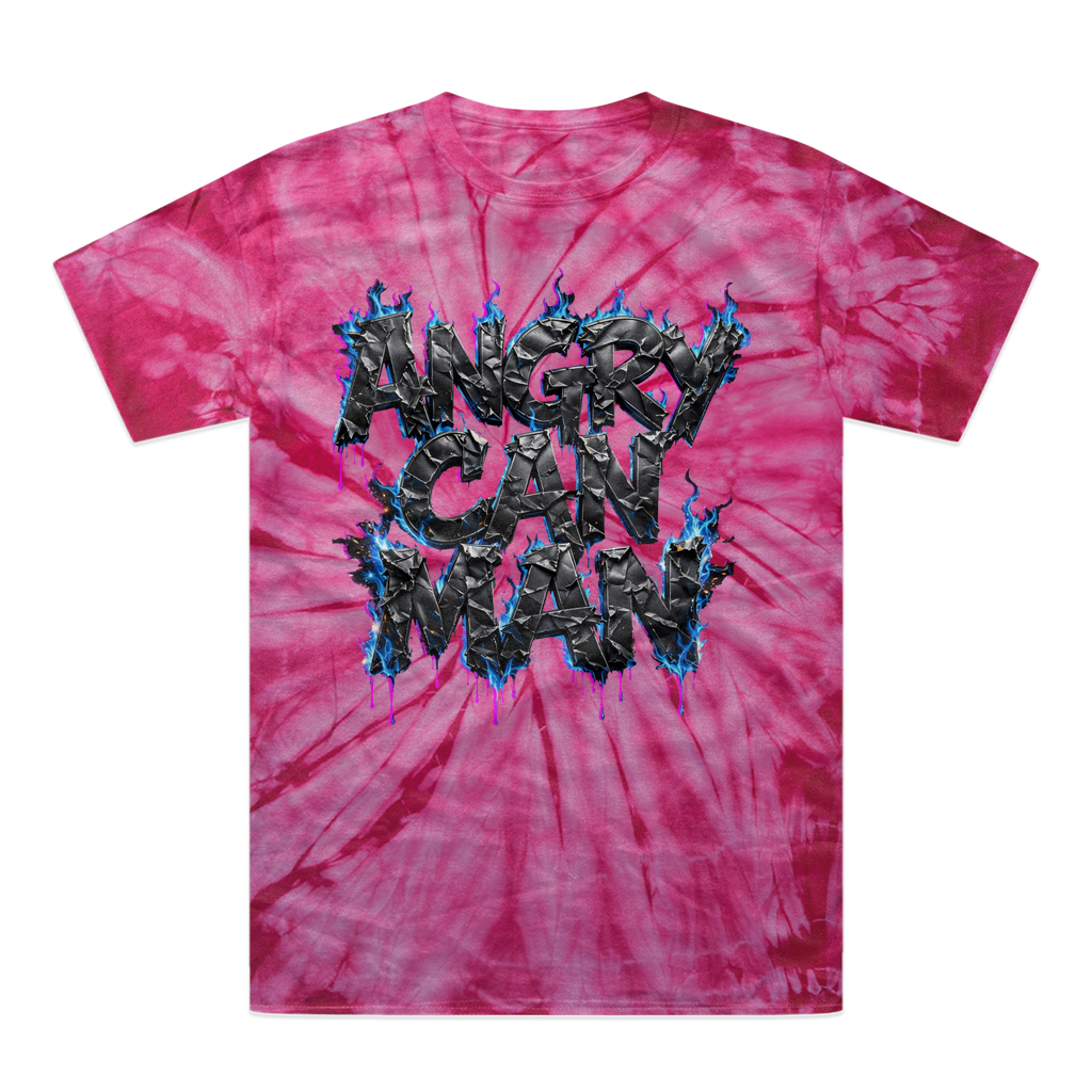 angry can man Tonal Spider Tie-Dye T-Shirt