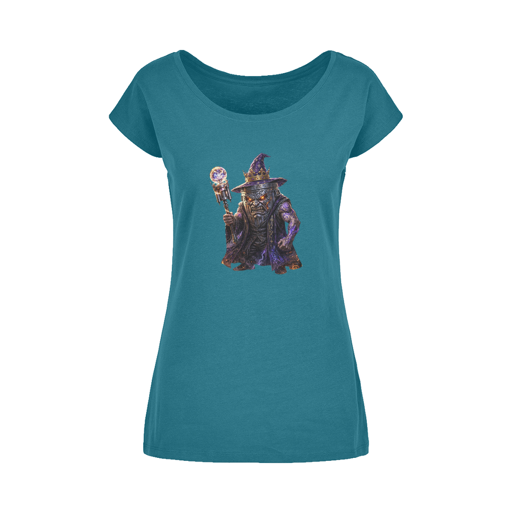 angry can man Wide Neck Womens T-Shirt XS-5XL