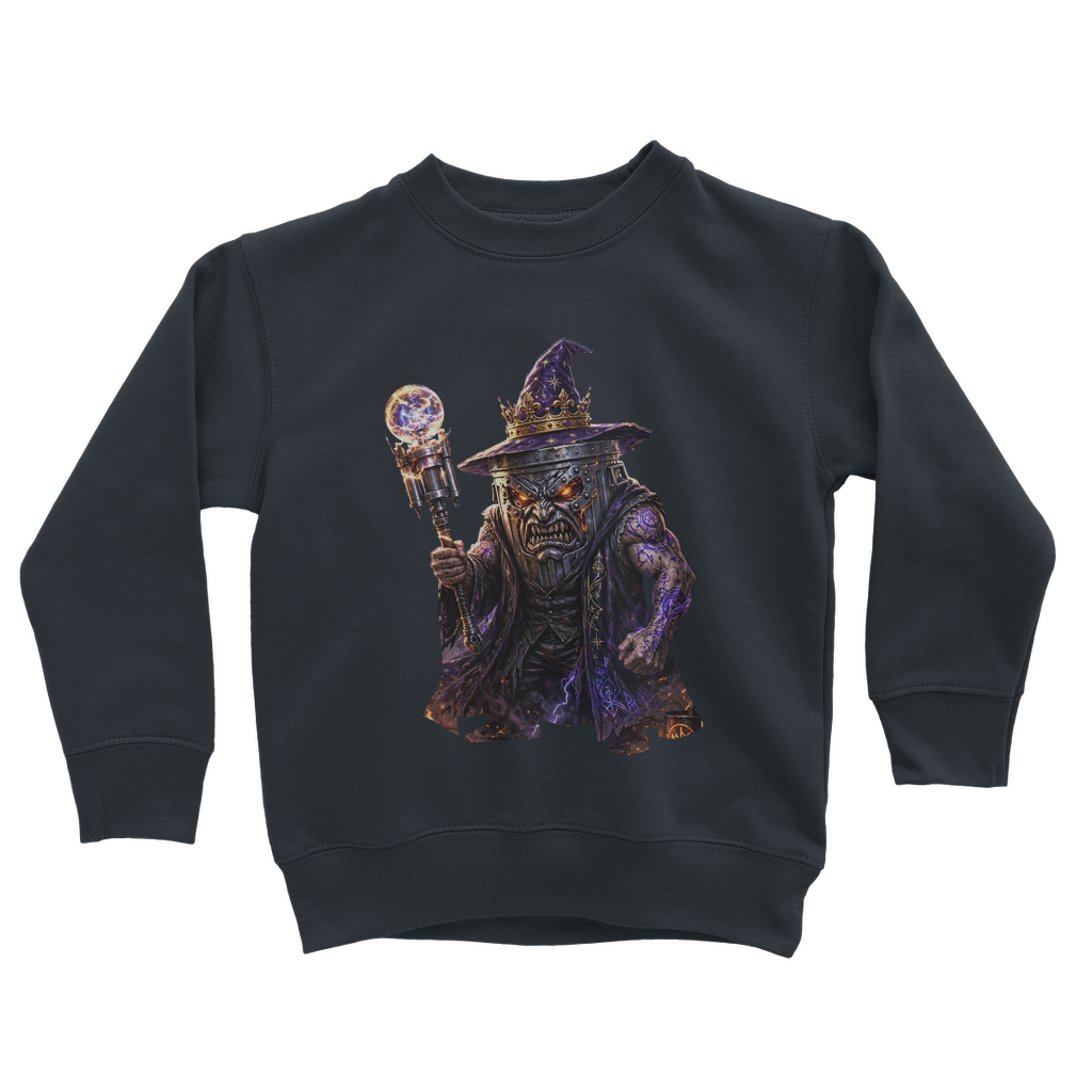 angry can man Classic Kids Sweatshirt
