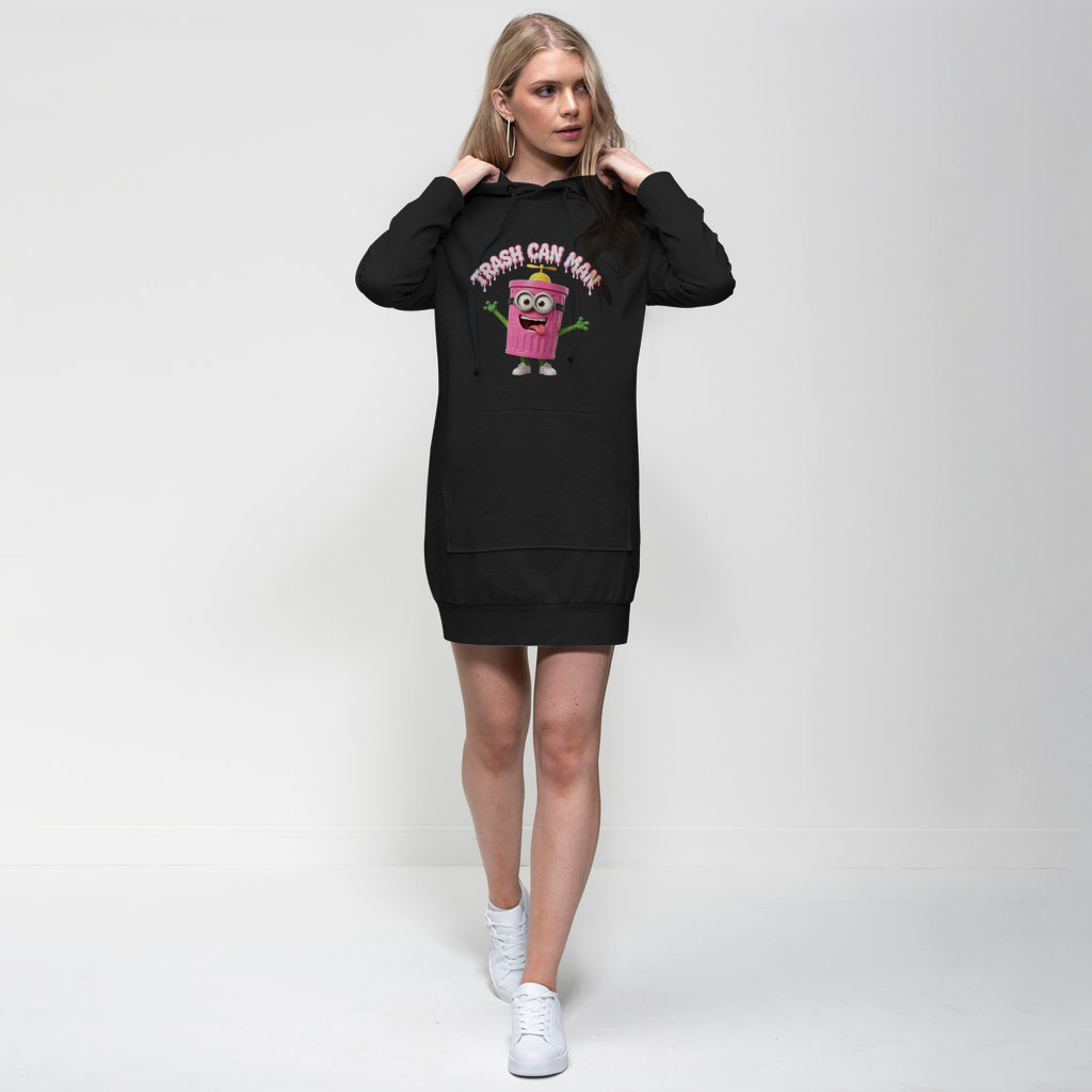 TRASH CAN MAN Premium Adult Hoodie Dress