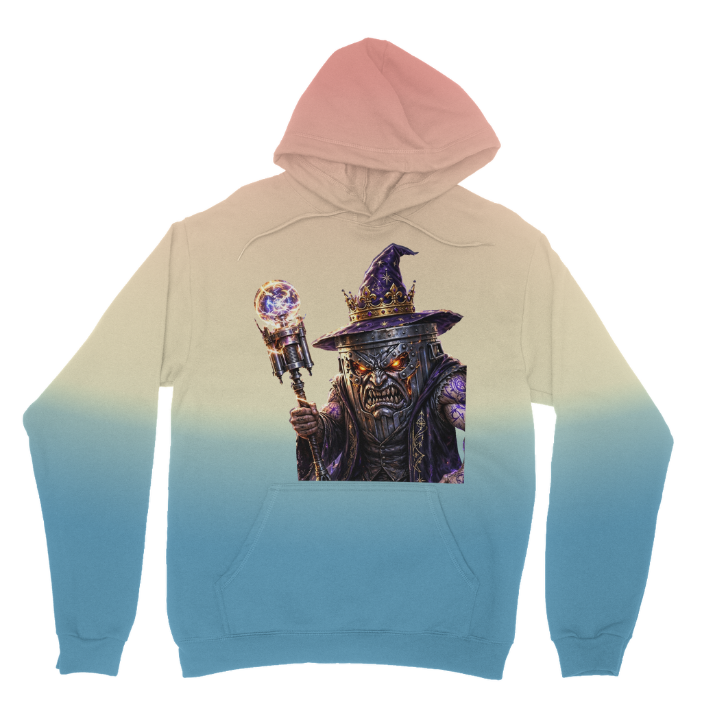 angry can man Tie Dye Hoodie