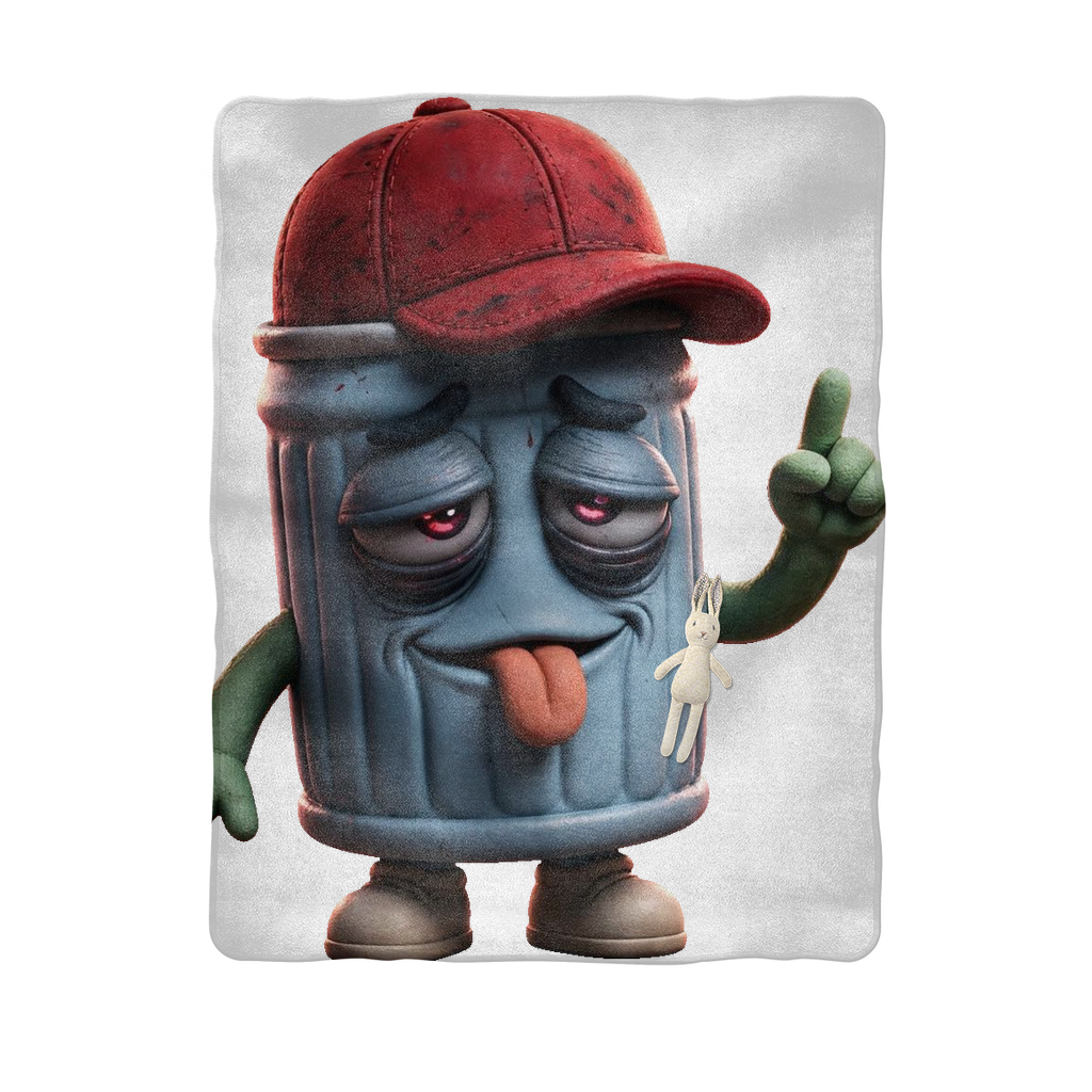ANGRY CAN MAN 3.0 Sublimation Baby Blanket