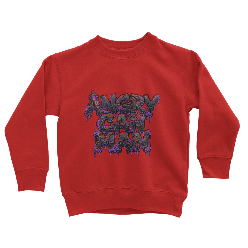 ANGRY CAN MAN 3.0 Classic Kids Sweatshirt