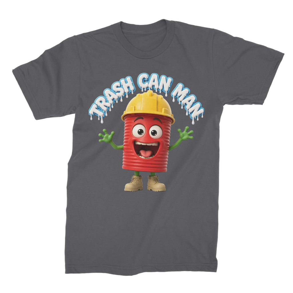 TRASH CAN MAN Premium Jersey Adult T-Shirt