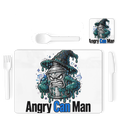 ANGRY CAN MAN 2.0 Single Placemat and Coaster Set