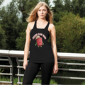 TRASH CAN MAN Women's Loose Racerback Tank Top