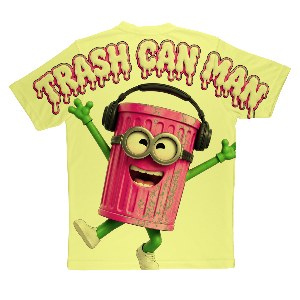 TRASH CAN MAN Sublimation Performance Adult T-Shirt
