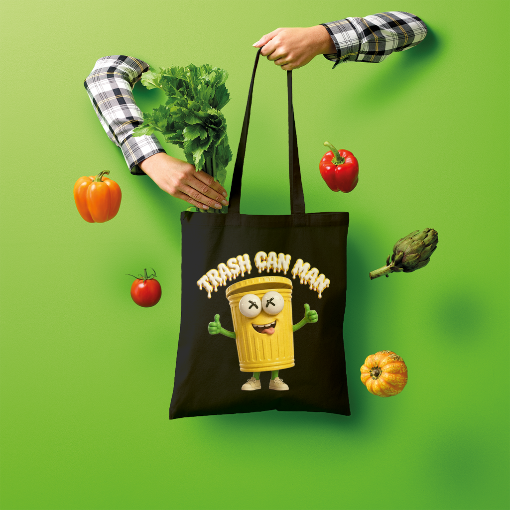 TRASH CAN MAN Shopper Tote Bag