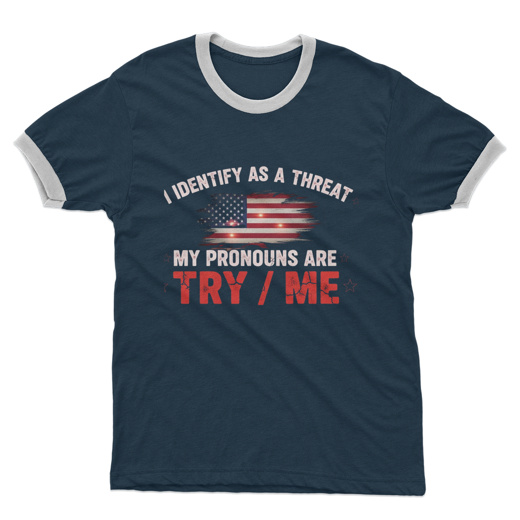 SARCASM 105 Adult Ringer T-Shirt