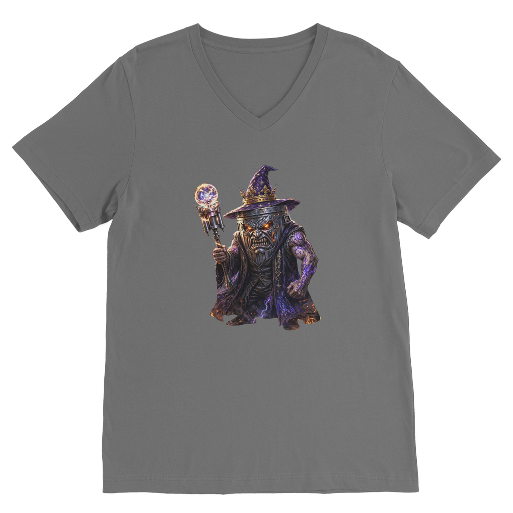 angry can man Classic V-Neck T-Shirt