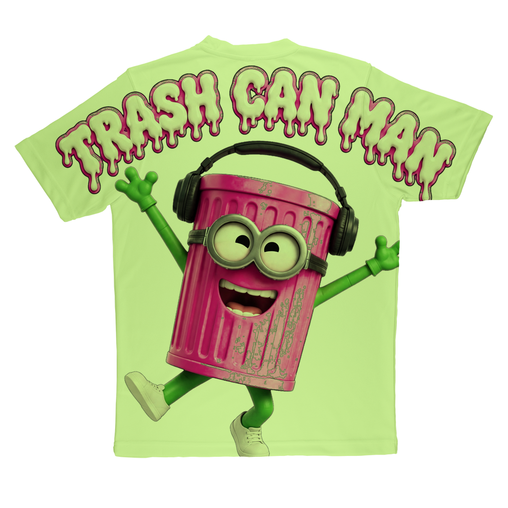 TRASH CAN MAN Sublimation Performance Adult T-Shirt