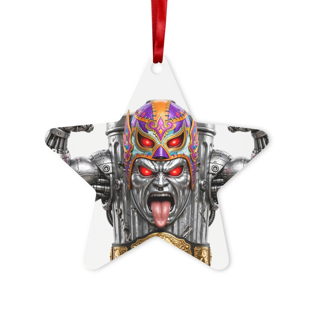 ANGRY CAN MAN 3.0 Metal Hanging Ornament