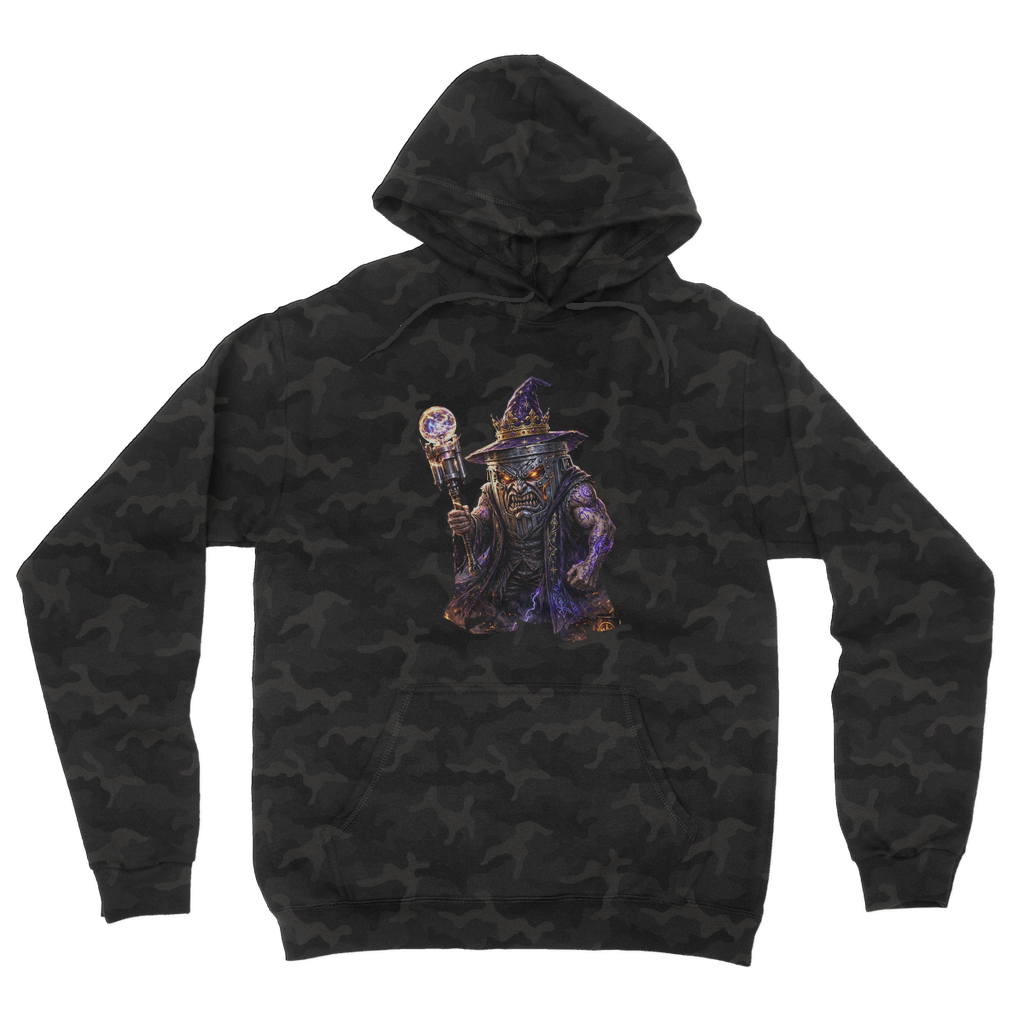 angry can man Camouflage Adult Hoodie