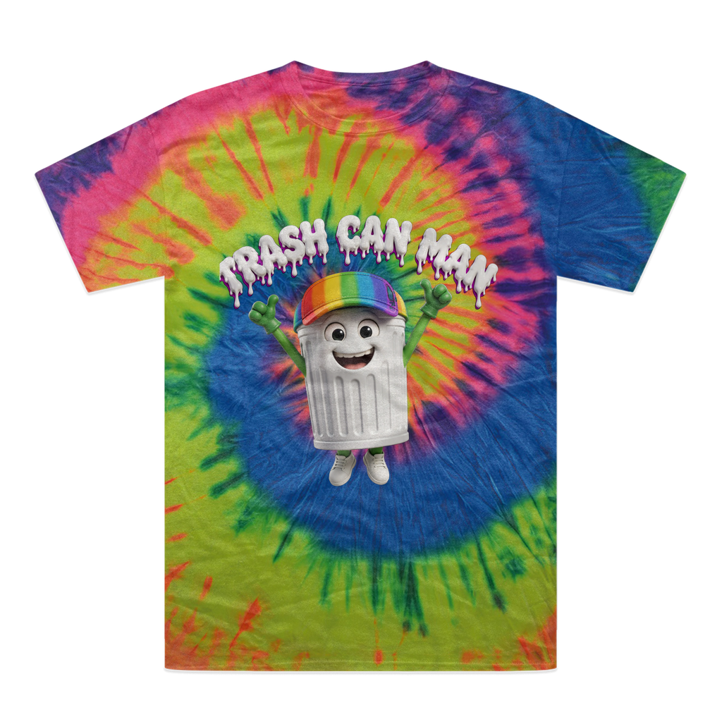 TRASH CAN MAN Tie-Dye T-Shirt