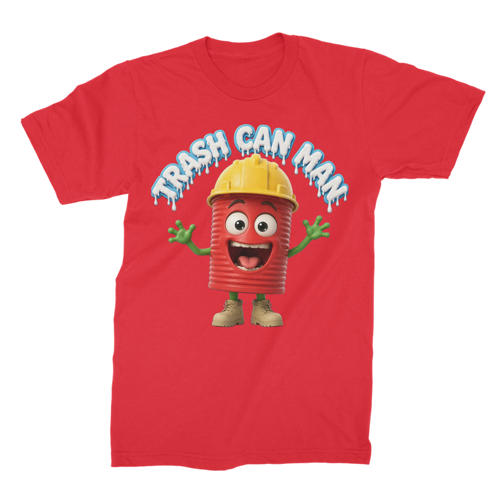 TRASH CAN MAN Premium Jersey Adult T-Shirt