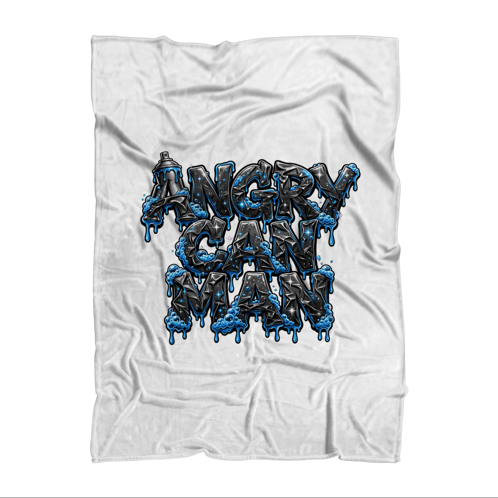 ANGRY CAN MAN 2.0 Premium Sublimation Adult Blanket