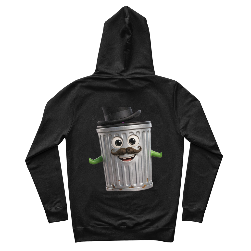 TRASH CAN MAN 100% Organic Cotton Hoodie