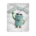 TRASH CAN MAN Sublimation Baby Blanket