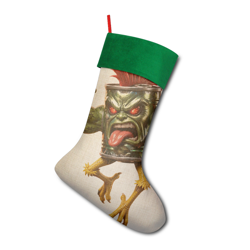 ANGRY CAN MAN 2.0 Sublimation Christmas Stocking
