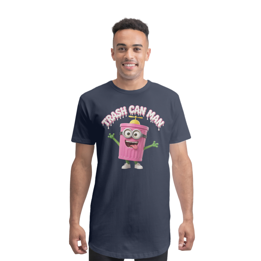 TRASH CAN MAN Premium Long Body T-Shirt
