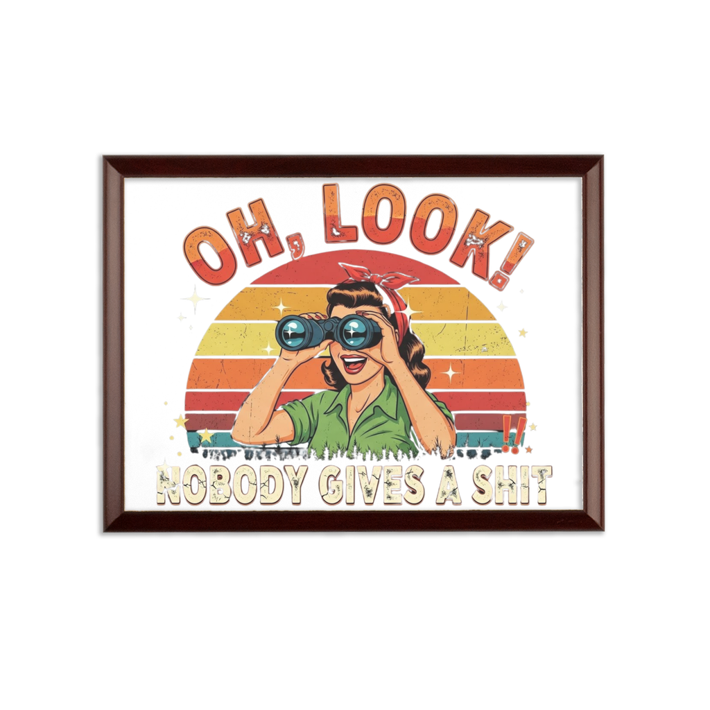 SARCASM 105 Sublimation Wall Plaque