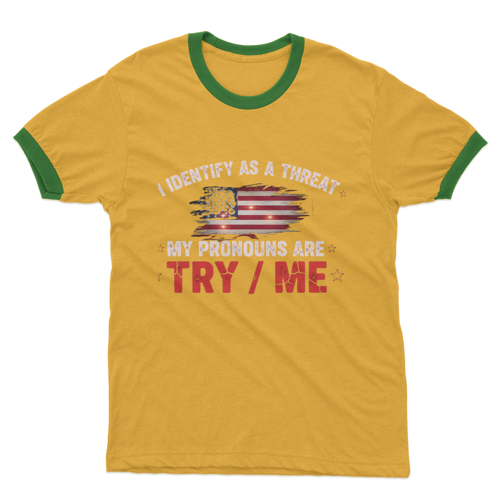 SARCASM 105 Adult Ringer T-Shirt