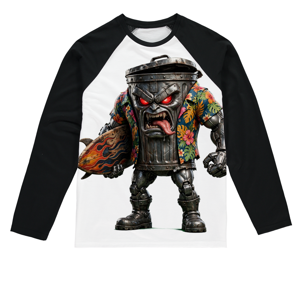 ANGRY CAN MAN 3.0 Sublimation Baseball Long Sleeve T-Shirt