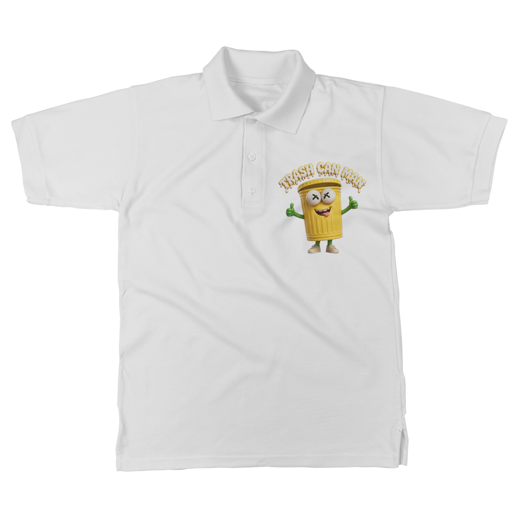 TRASH CAN MAN Classic Adult Polo Shirt