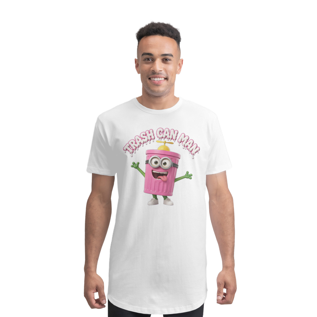 TRASH CAN MAN Premium Long Body T-Shirt