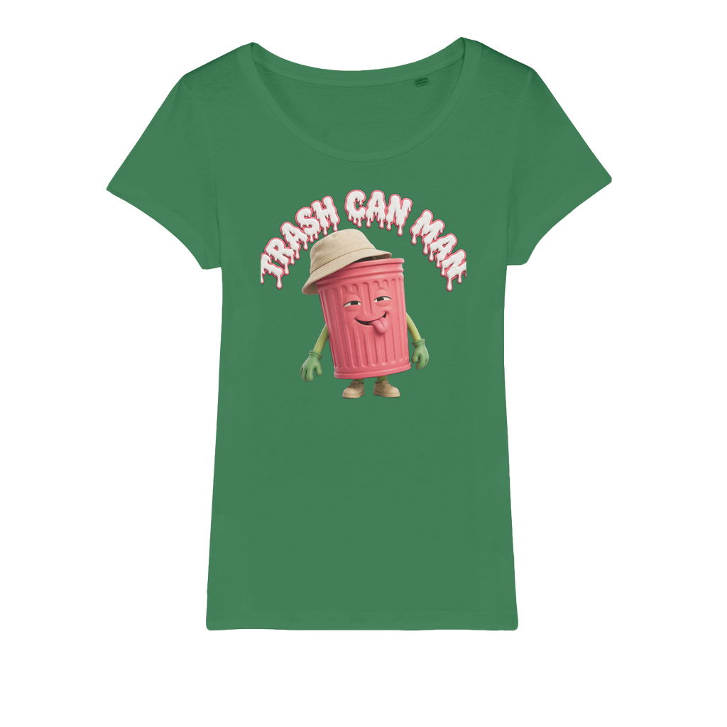 TRASH CAN MAN Organic Jersey Womens T-Shirt