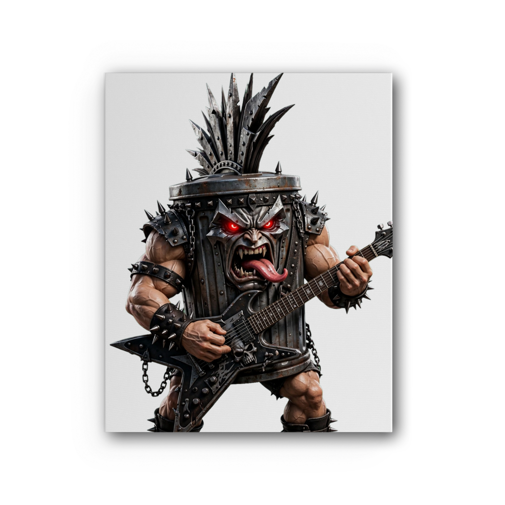 ANGRY CAN MAN 3.0 Premium Stretched Canvas