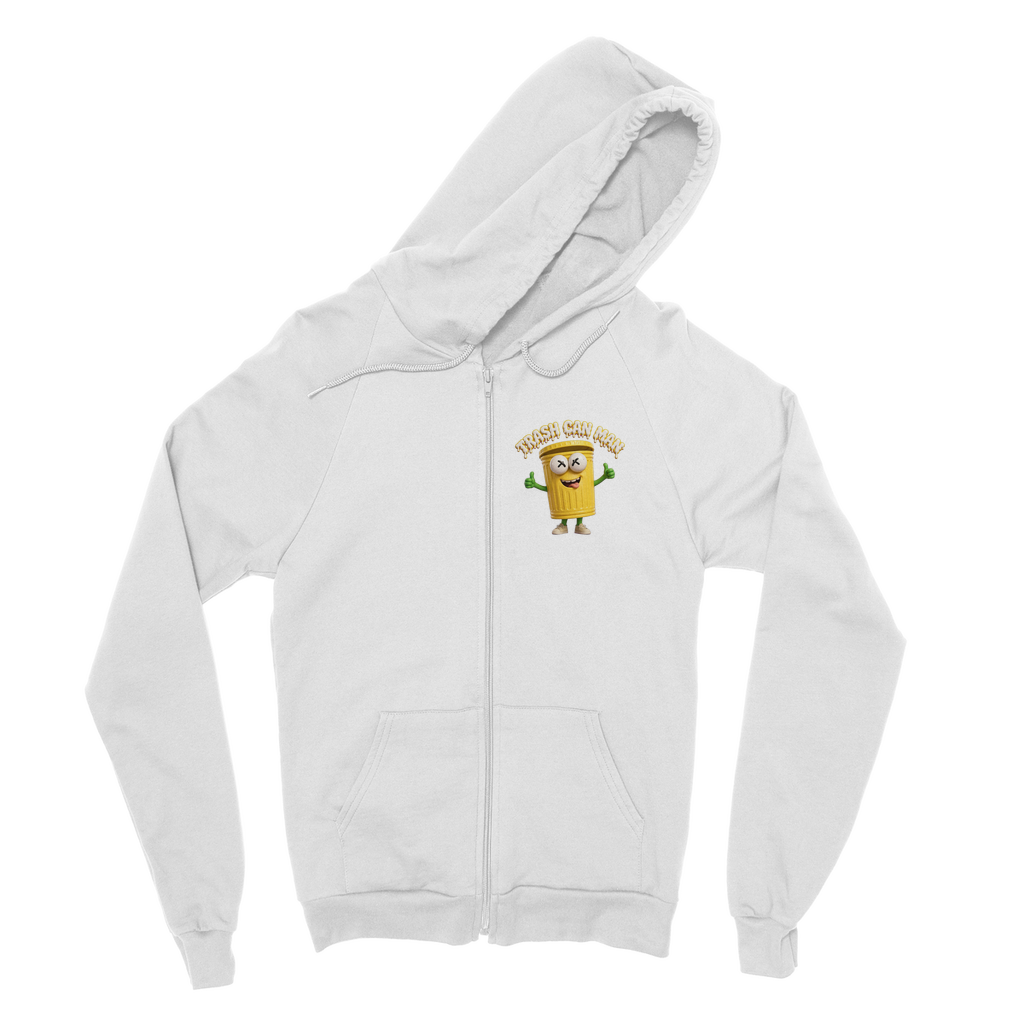 TRASH CAN MAN Classic Adult Zip Hoodie