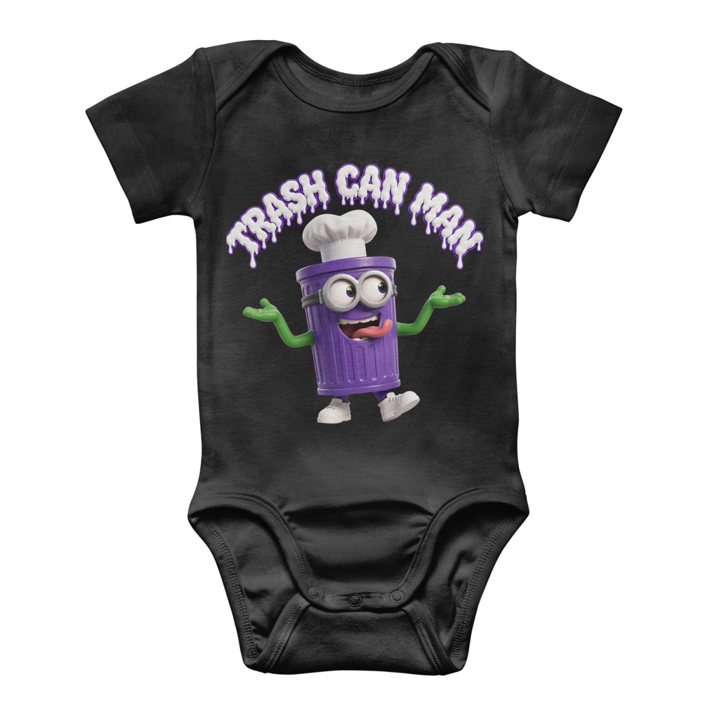 TRASH CAN MAN Classic Baby Onesie Bodysuit