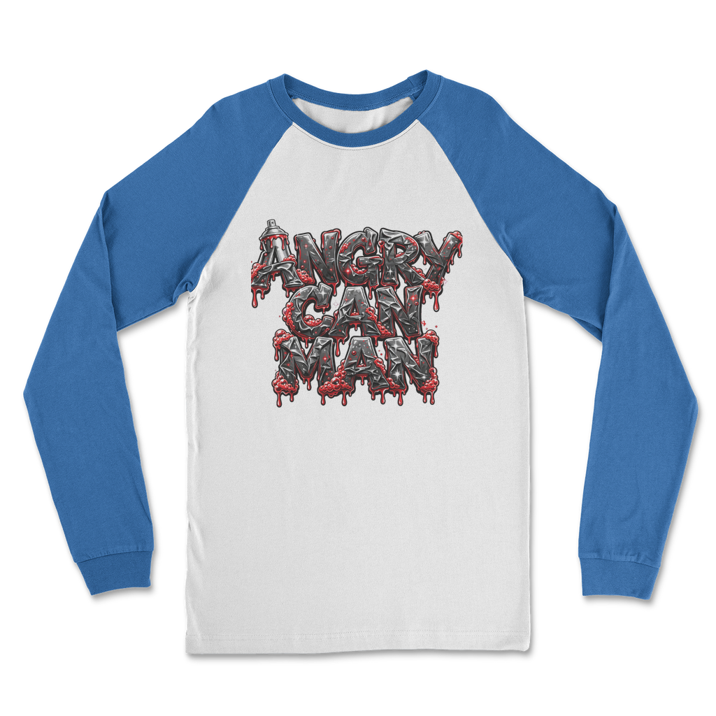 ANGRY CAN MAN 2.0 Classic Raglan Long Sleeve Shirt