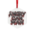 ANGRY CAN MAN 2.0 Metal Hanging Ornament