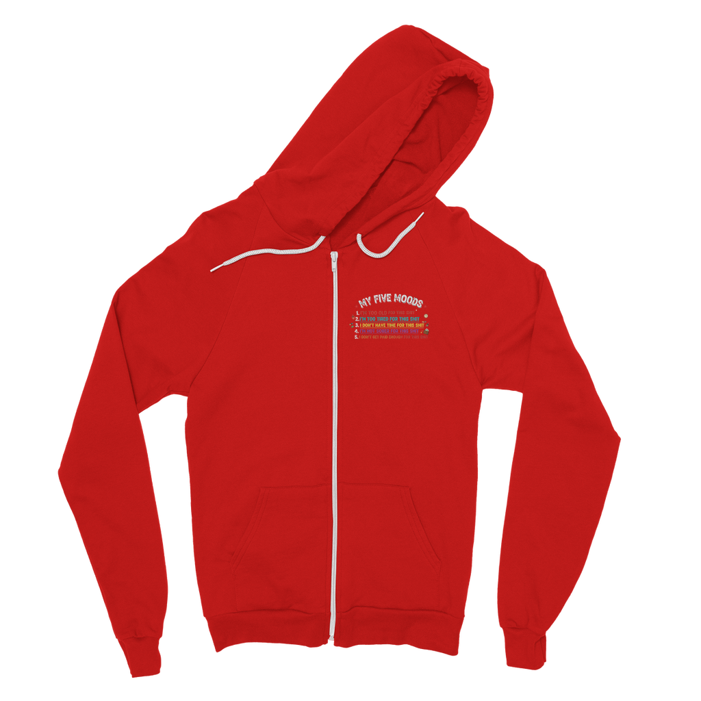 SARCASM 105 Classic Adult Zip Hoodie