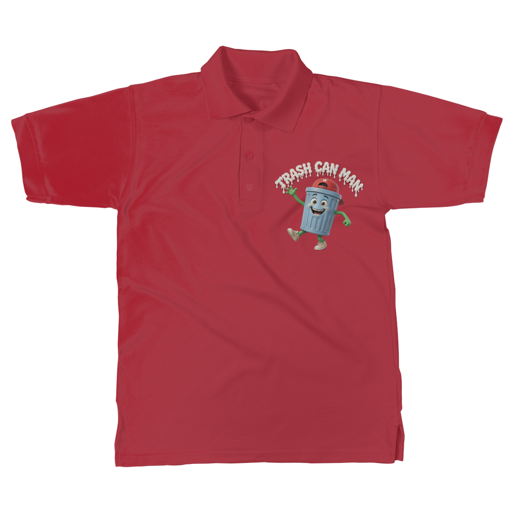 TRASH CAN MAN Classic Women's Polo Shirt