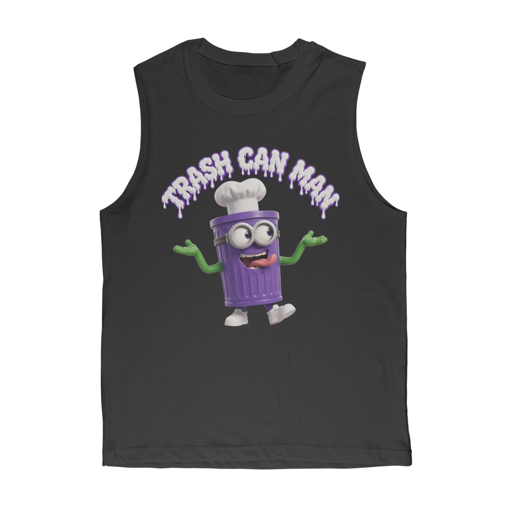 TRASH CAN MAN Classic Adult Muscle Top