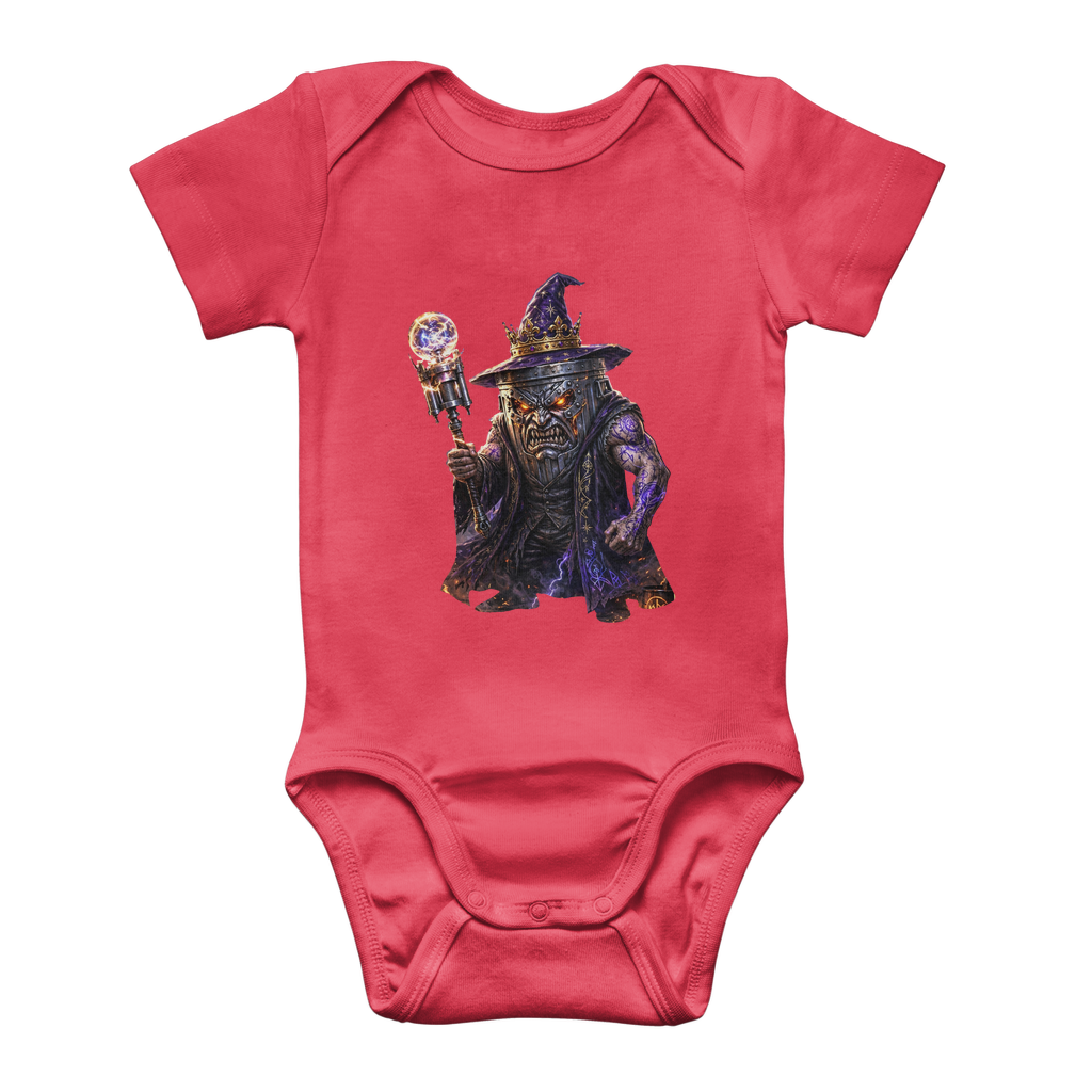 angry can man Classic Baby Onesie Bodysuit