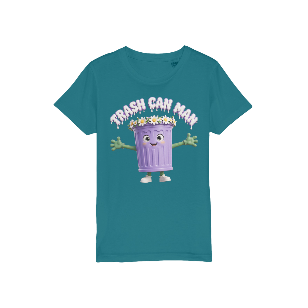 TRASH CAN MAN Organic Jersey Kids T-Shirt