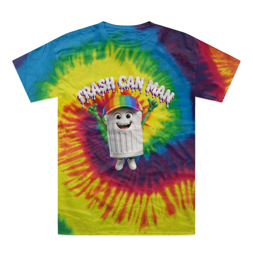 TRASH CAN MAN Tie-Dye T-Shirt