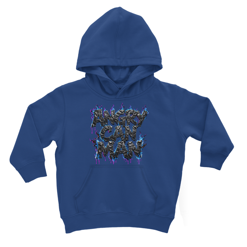 angry can man Classic Kids Hoodie