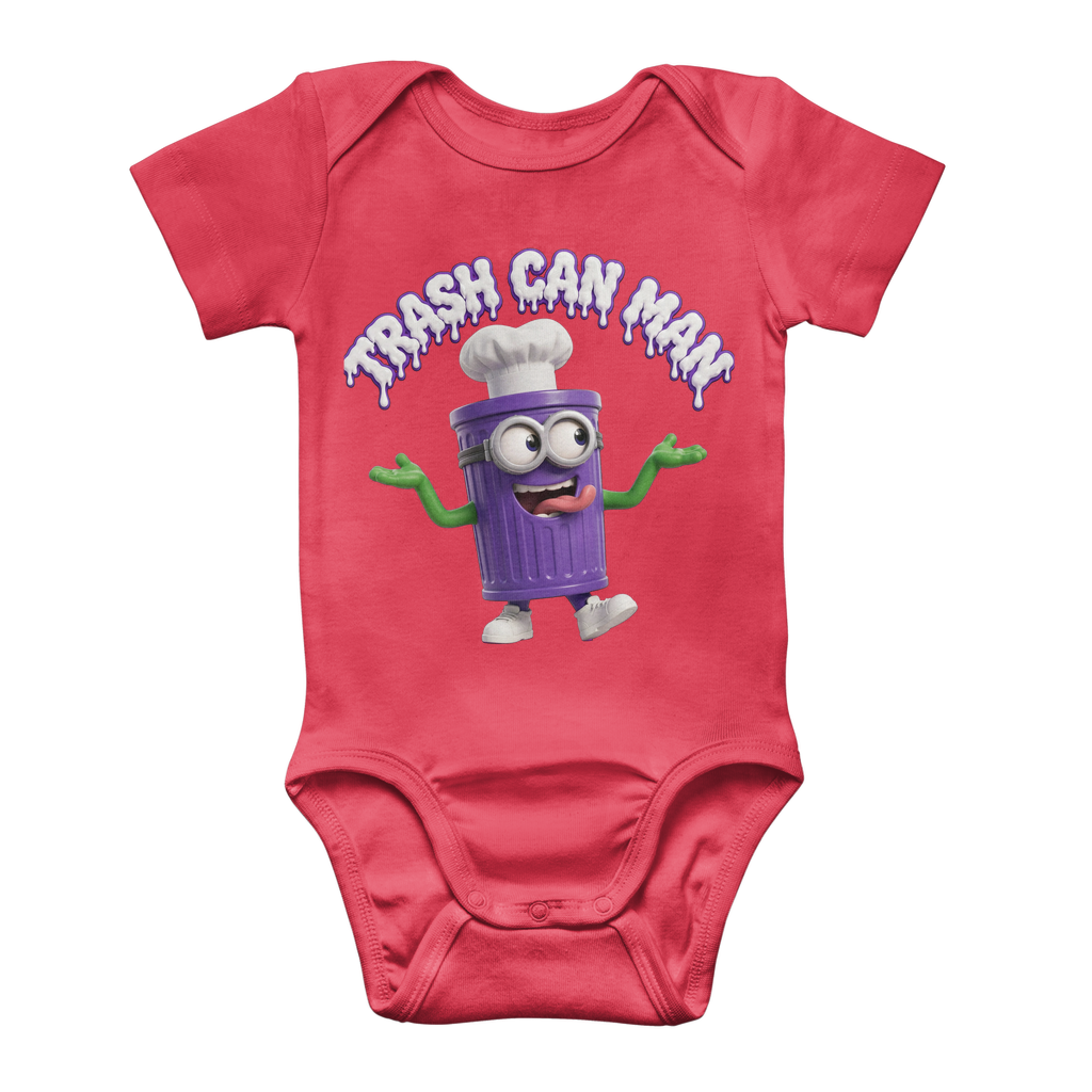 TRASH CAN MAN Classic Baby Onesie Bodysuit