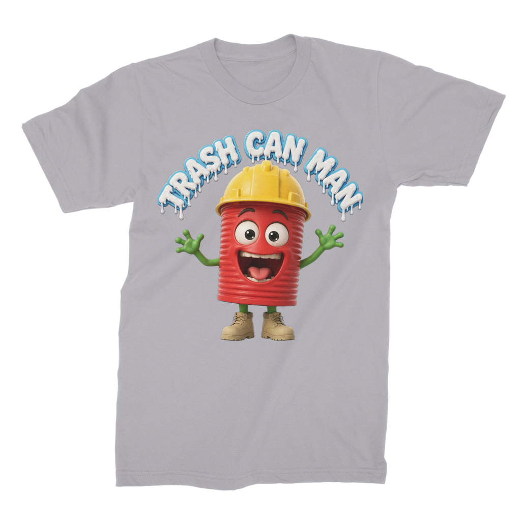 TRASH CAN MAN Premium Jersey Adult T-Shirt
